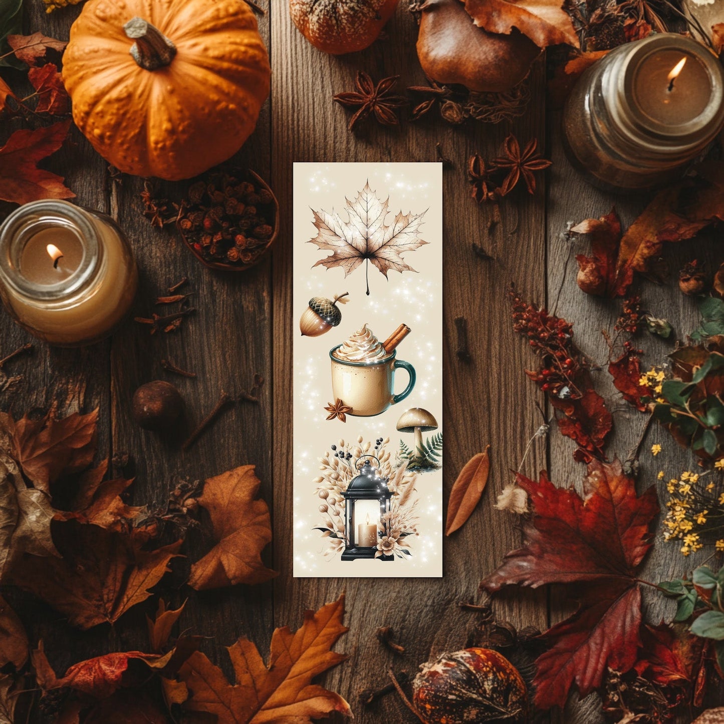 Duo de marque - pages Hello Autumn – Citrouilles & ambiance cosy noir et beige - La Papet' Littéraire