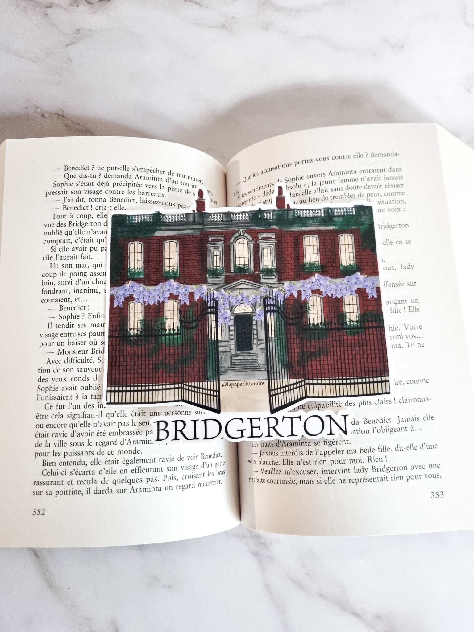 Grand marque page Bridgerton - La Papet' Littéraire