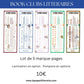 Lot de 5 marque - pages littéraires – Jane Austen, Brontë, Bridgerton, Outlander, Anne - La Papet' Littéraire