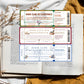 Lot de 5 marque - pages littéraires – Jane Austen, Brontë, Bridgerton, Outlander, Anne - La Papet' Littéraire