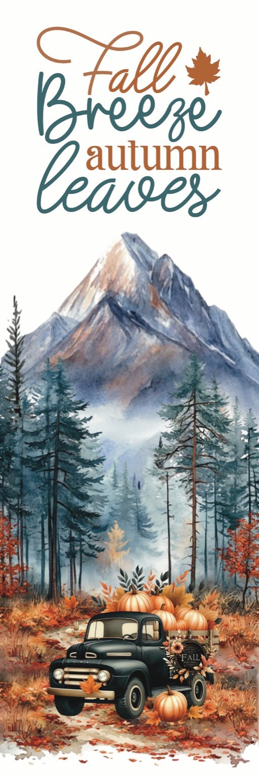 Marque - page automne – Camion vintage & montagnes - La Papet' Littéraire