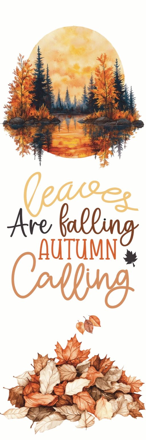 Marque - page automne – Leaves Are Falling, Autumn Calling - La Papet' Littéraire