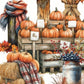 Marque - page automne – Scène de marché "Harvest Market" - La Papet' Littéraire