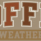 Marque - page automne – Typographie Coffee Weather - La Papet' Littéraire