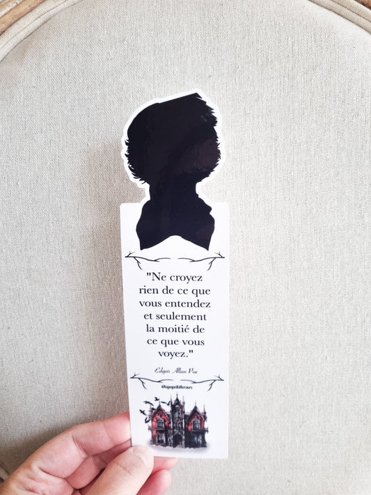 Marque-page citation-Edgar Allan Poe - La Papet' Littéraire
