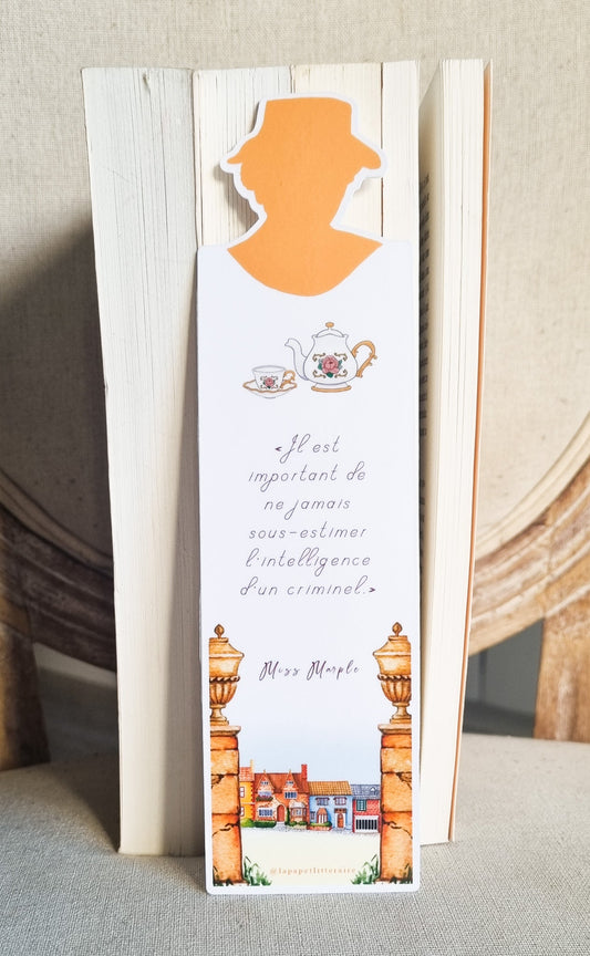 Marque-page citation-Miss Marple - La Papet' Littéraire