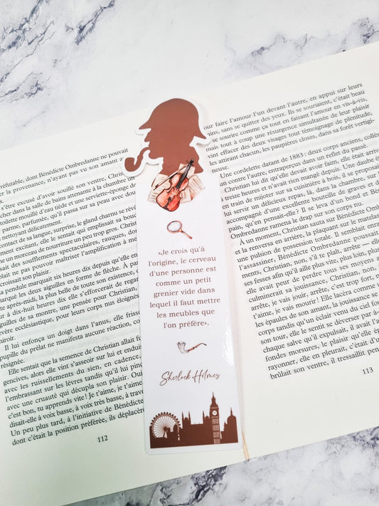 Marque-page citation Sherlock Holmes - La Papet' Littéraire