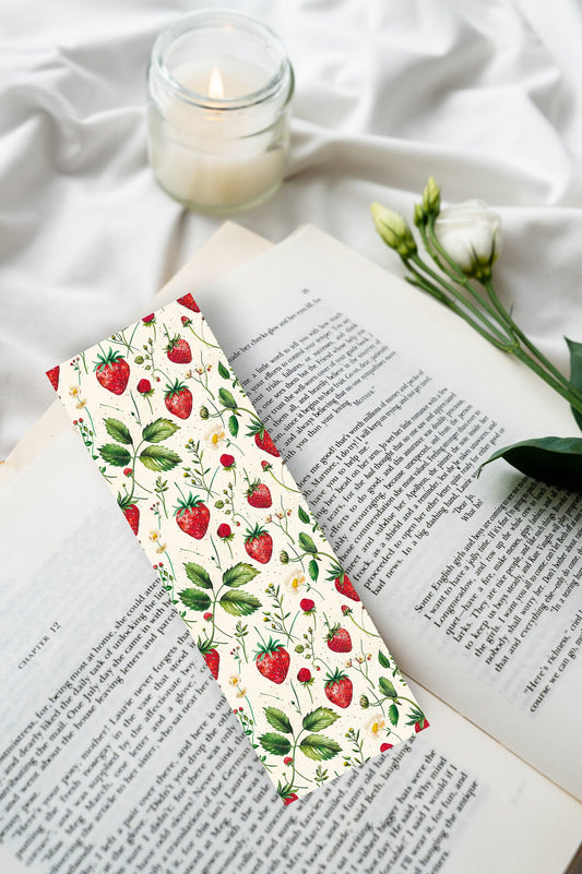 Marque - page Fraises vintage - La Papet' Littéraire