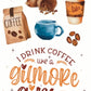 Marque - page “I Drink Coffee Like a Gilmore Girl” – Collection Automne Stars Hollow - La Papet' Littéraire