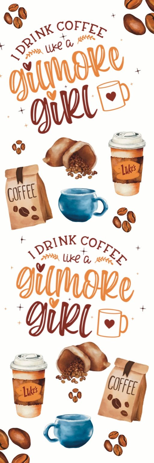 Marque - page “I Drink Coffee Like a Gilmore Girl” – Collection Automne Stars Hollow - La Papet' Littéraire