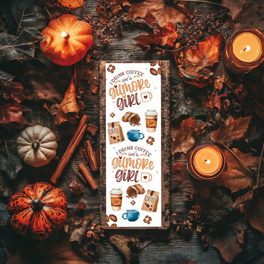 Marque - page “I Drink Coffee Like a Gilmore Girl” – Collection Automne Stars Hollow - La Papet' Littéraire