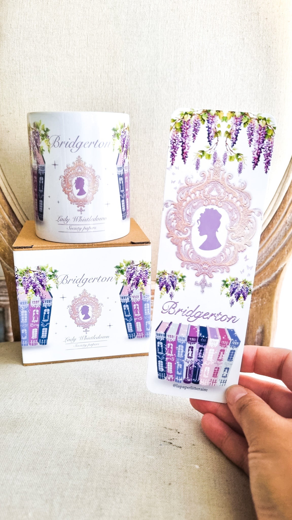 Marque page Lady Whistledown Bridgerton - La Papet' Littéraire