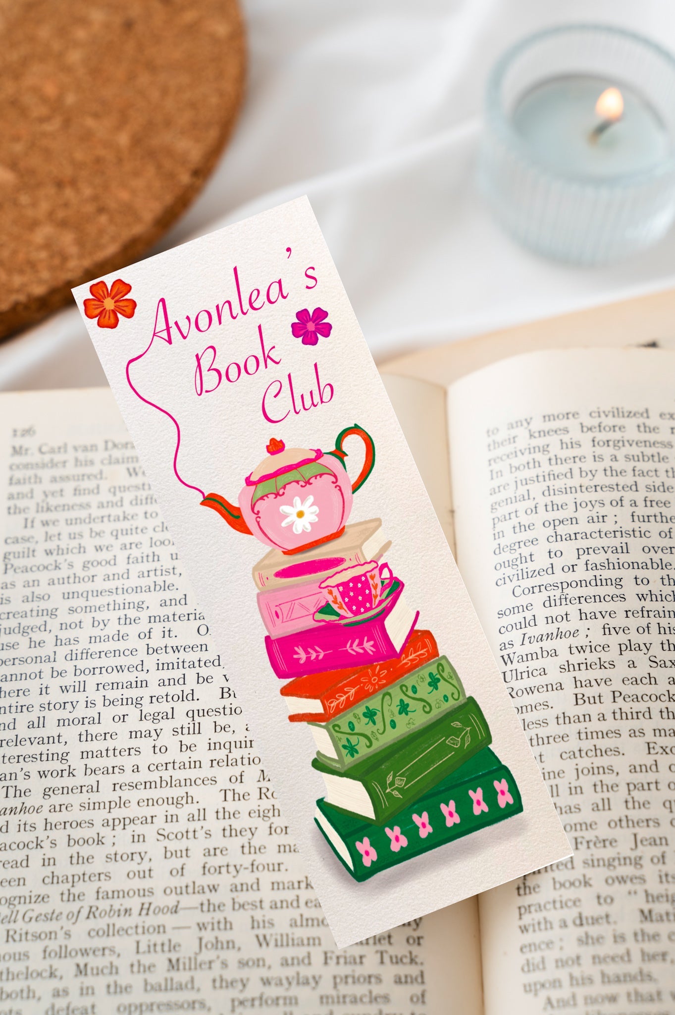 Marque page le book club d’Avonlea - La Papet' Littéraire