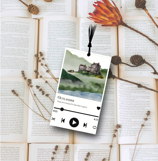 Marque - page lecteur de musique - Outlander - La Papet' Littéraire