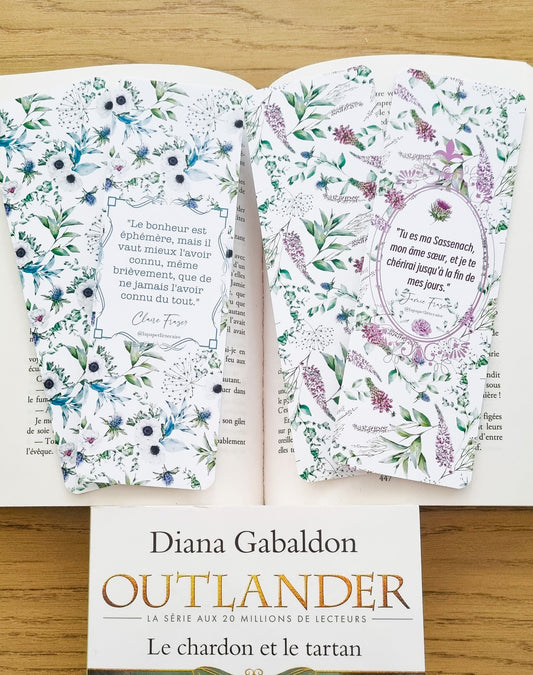 Marque-page Outlander-citations - La Papet' Littéraire