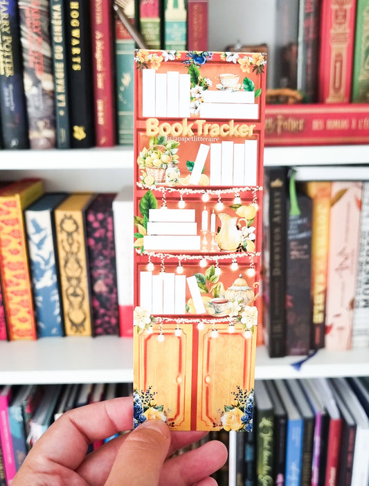 Marque - page personnalisable Book tracker - La Papet' Littéraire