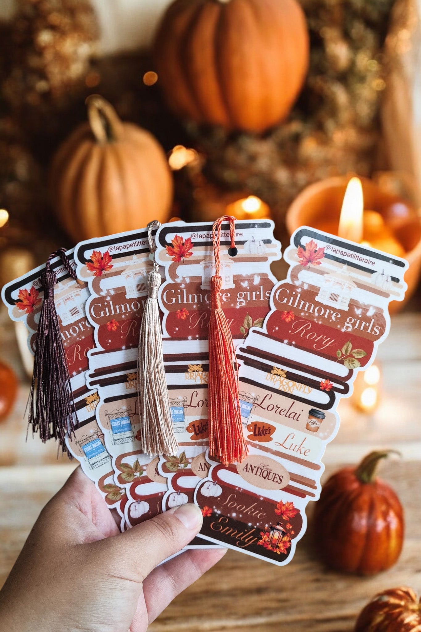 Marque - page - Pile de livres Gilmore Girls - La Papet' Littéraire