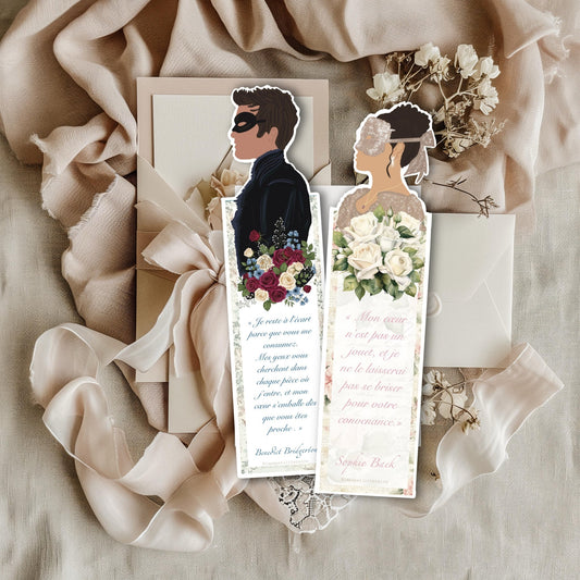 Marque - page Silhouette — Collection Benedict & Sophie Bridgerton - La Papet' Littéraire