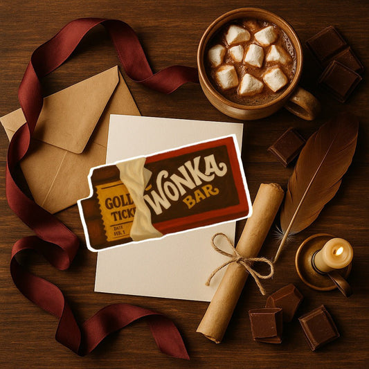 Marque - page Tablette Wonka Découpé à la Forme | Fini Brillant Glossy - La Papet' Littéraire