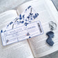 Marque page Ticket d'entrée Book Club des Janeites - La Papet' Littéraire