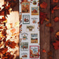 Marque - page timbres citrouilles - La Papet' Littéraire