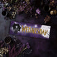 Marque - page Wednesday Addams – Design horizontal gothique violet et doré - La Papet' Littéraire