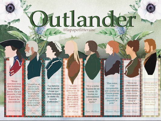 Marque pages citation Outlander - La Papet' Littéraire