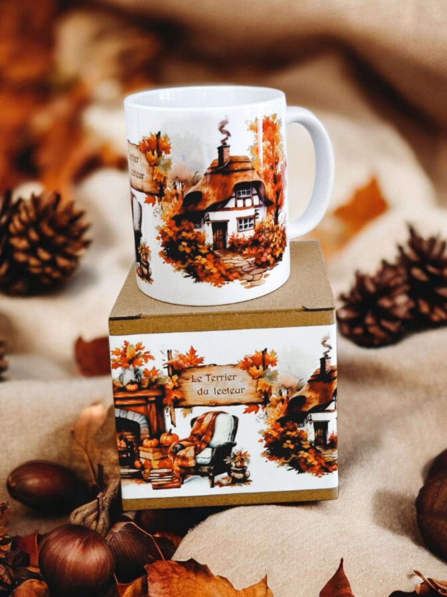 Mug d'automne - Le Terrier du lecteur - La Papet' Littéraire