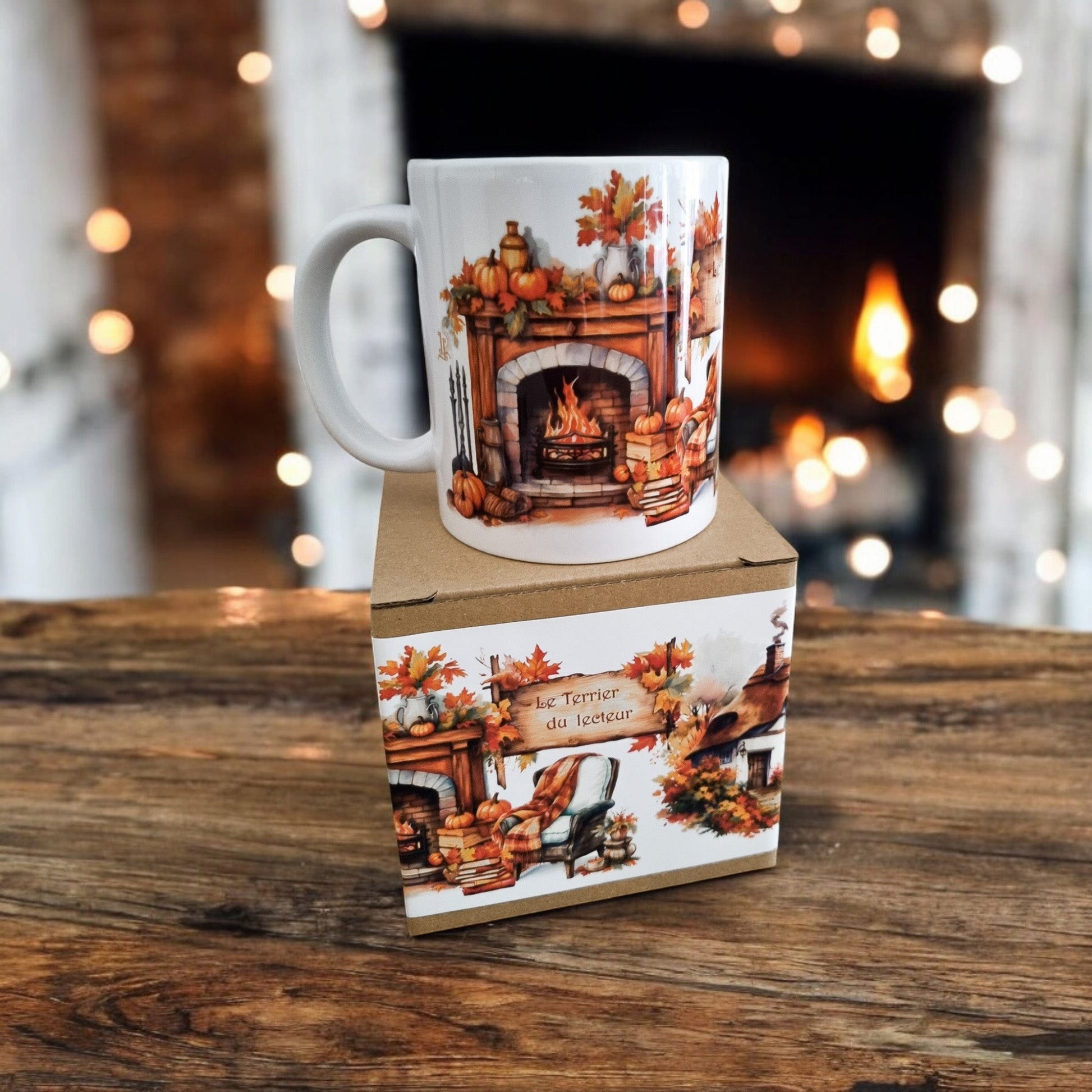 Mug d'automne - Le Terrier du lecteur - La Papet' Littéraire