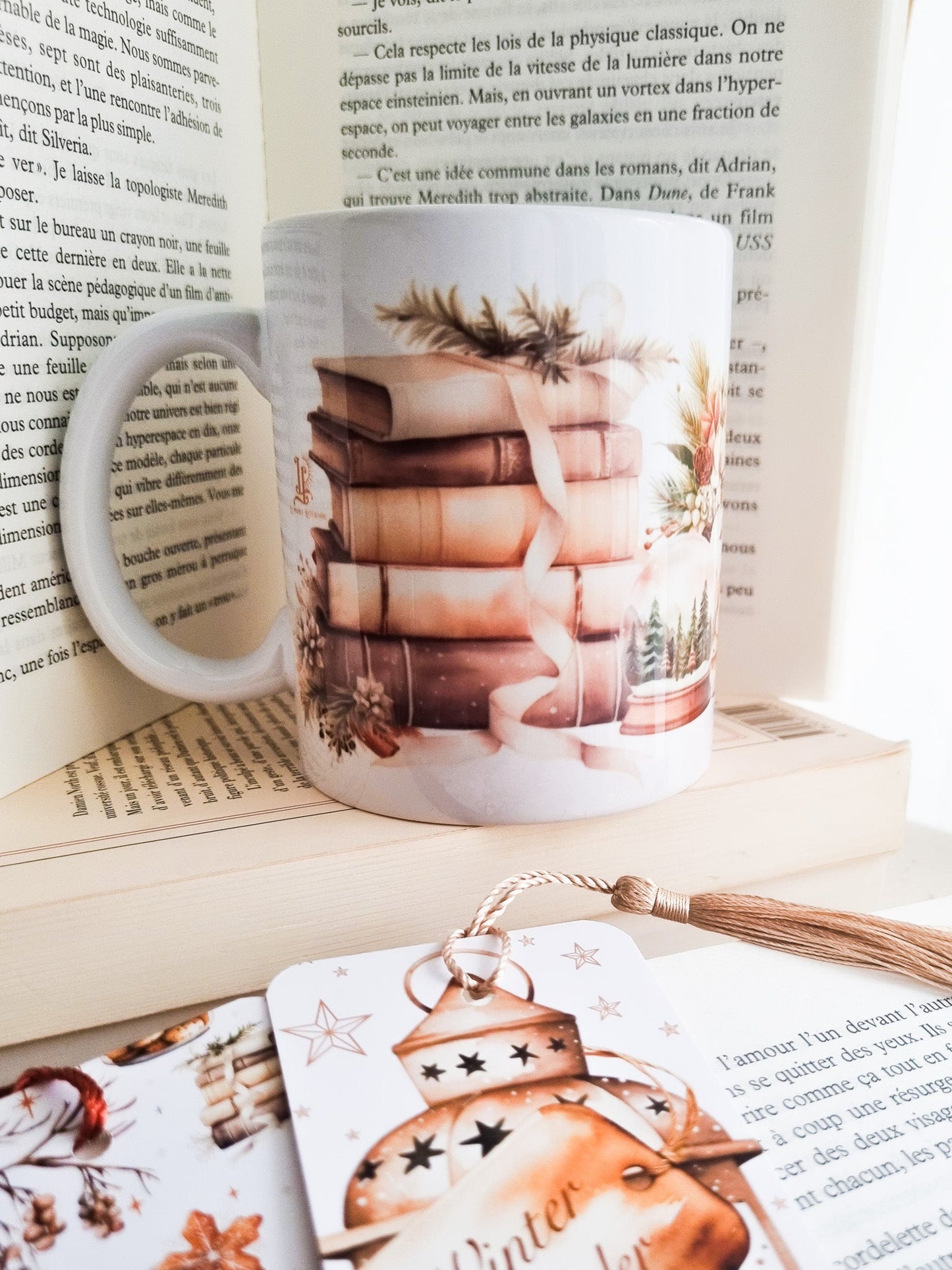 Mug Winter Reader - La Papet' Littéraire