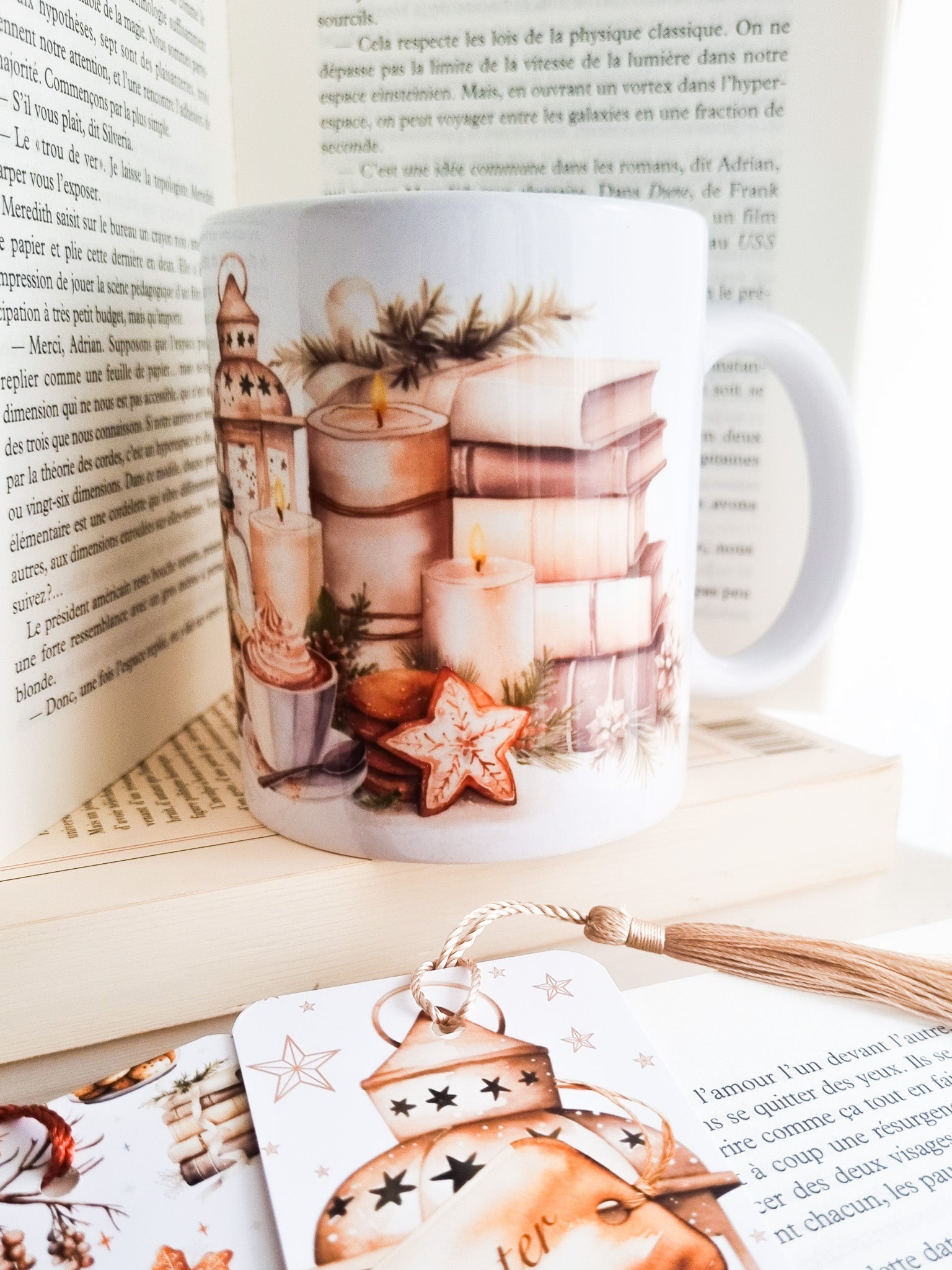 Mug Winter Reader - La Papet' Littéraire