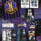Pack Collector Wednesday Addams – 8 marque - pages + 3 cartes + affiche A5 - La Papet' Littéraire