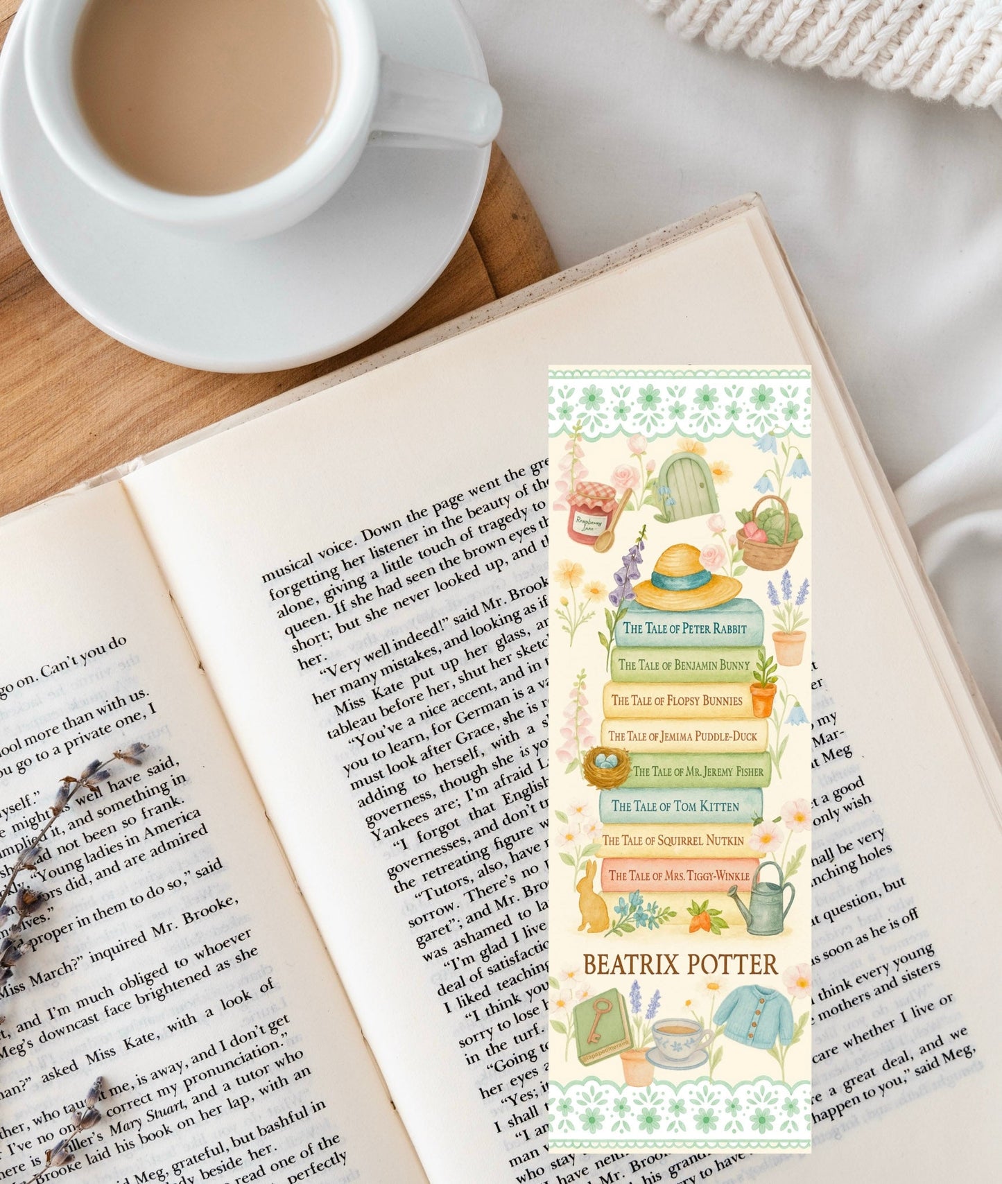 Pack papeterie Beatrix Potter – Marque - pages, cartes & affiche au choix + sticker offert - La Papet' Littéraire