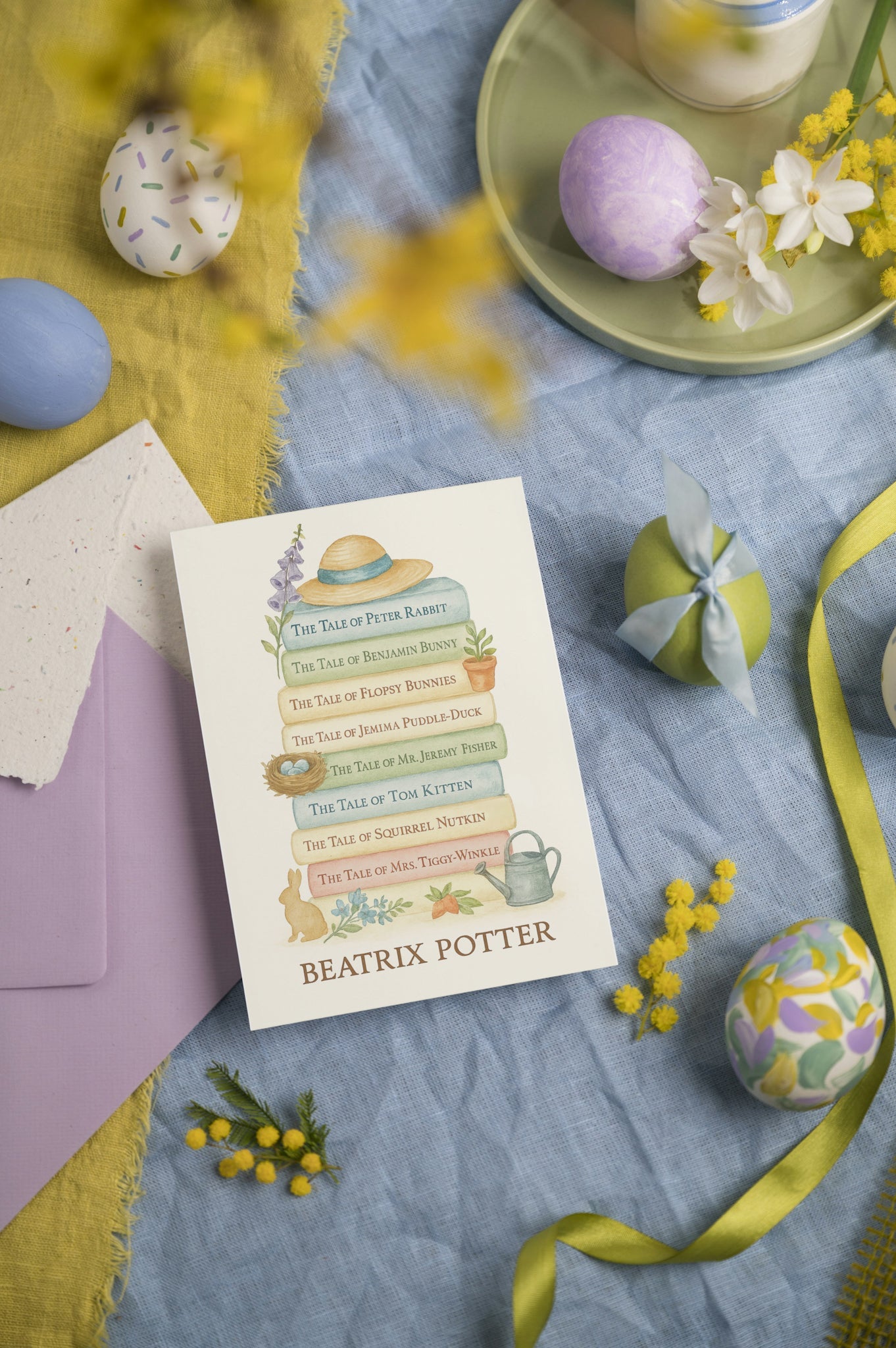 Pack papeterie Beatrix Potter – Marque - pages, cartes & affiche au choix + sticker offert - La Papet' Littéraire