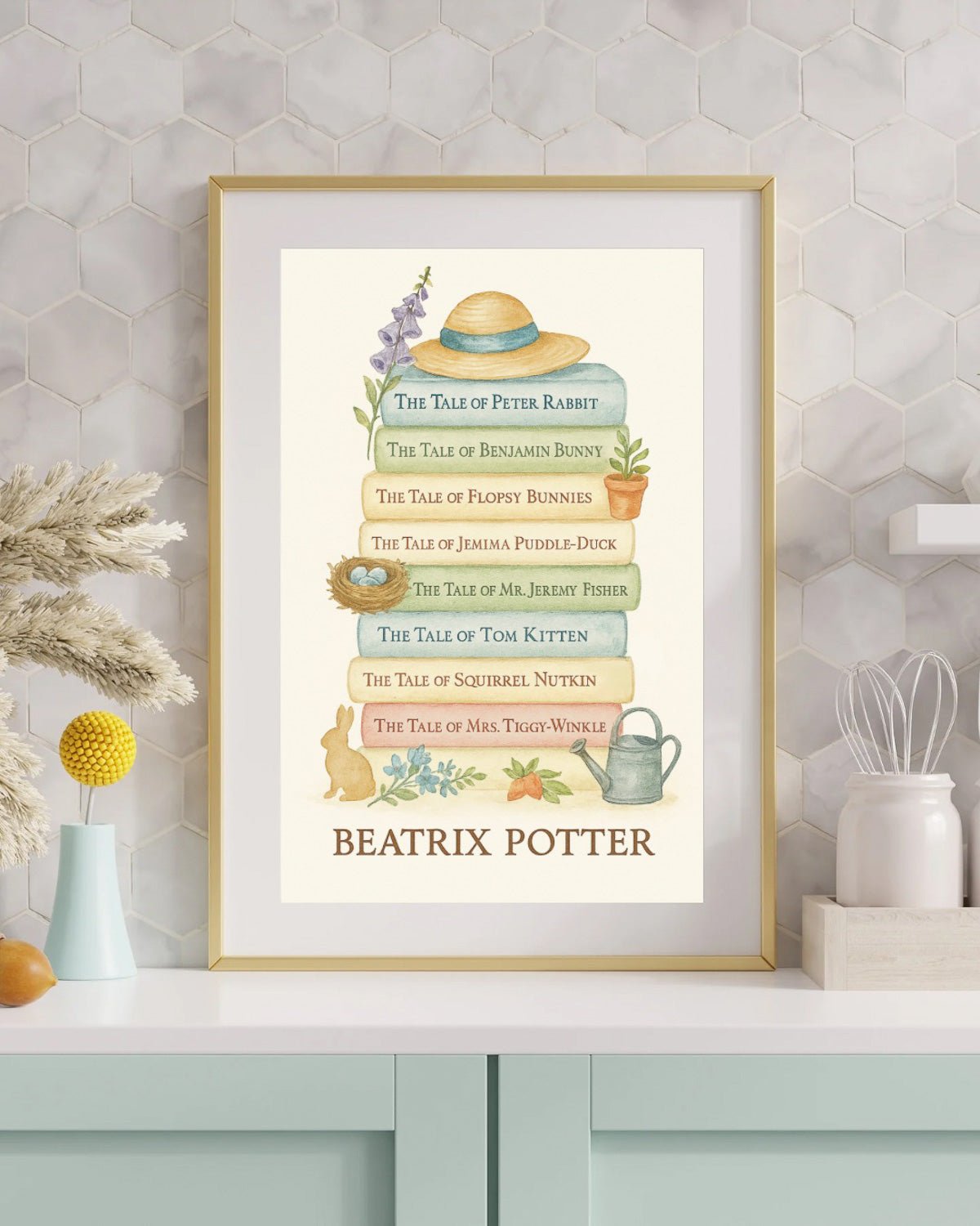 Pack papeterie Beatrix Potter – Marque - pages, cartes et affiche illustrée - La Papet' Littéraire