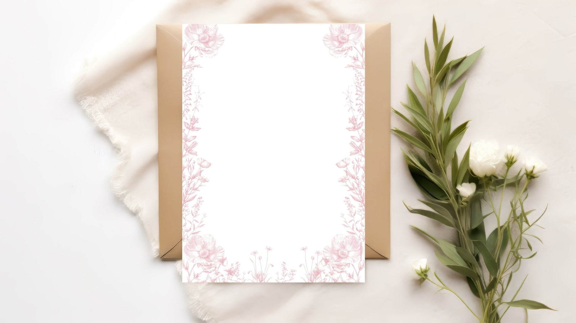 Papier à lettre à imprimer Jane Austen - La Papet' Littéraire