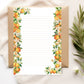 Papier à lettre à imprimer Jardin d’oranges - La Papet' Littéraire
