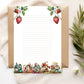 Papier à lettre à imprimer Strawberryfaisy Village - La Papet' Littéraire