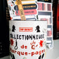 Pot en céramique lecture - Collectionneuse de marque - pages version Thriller - La Papet' Littéraire - La Papet' Littéraire