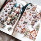 Set de 4 marque - pages - Cosy winter - La Papet' Littéraire