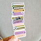 Stickers Piles de livres : Bridgerton, Anne de Green Gables, Outlander, Gilmore Girls, Friends - La Papet' Littéraire