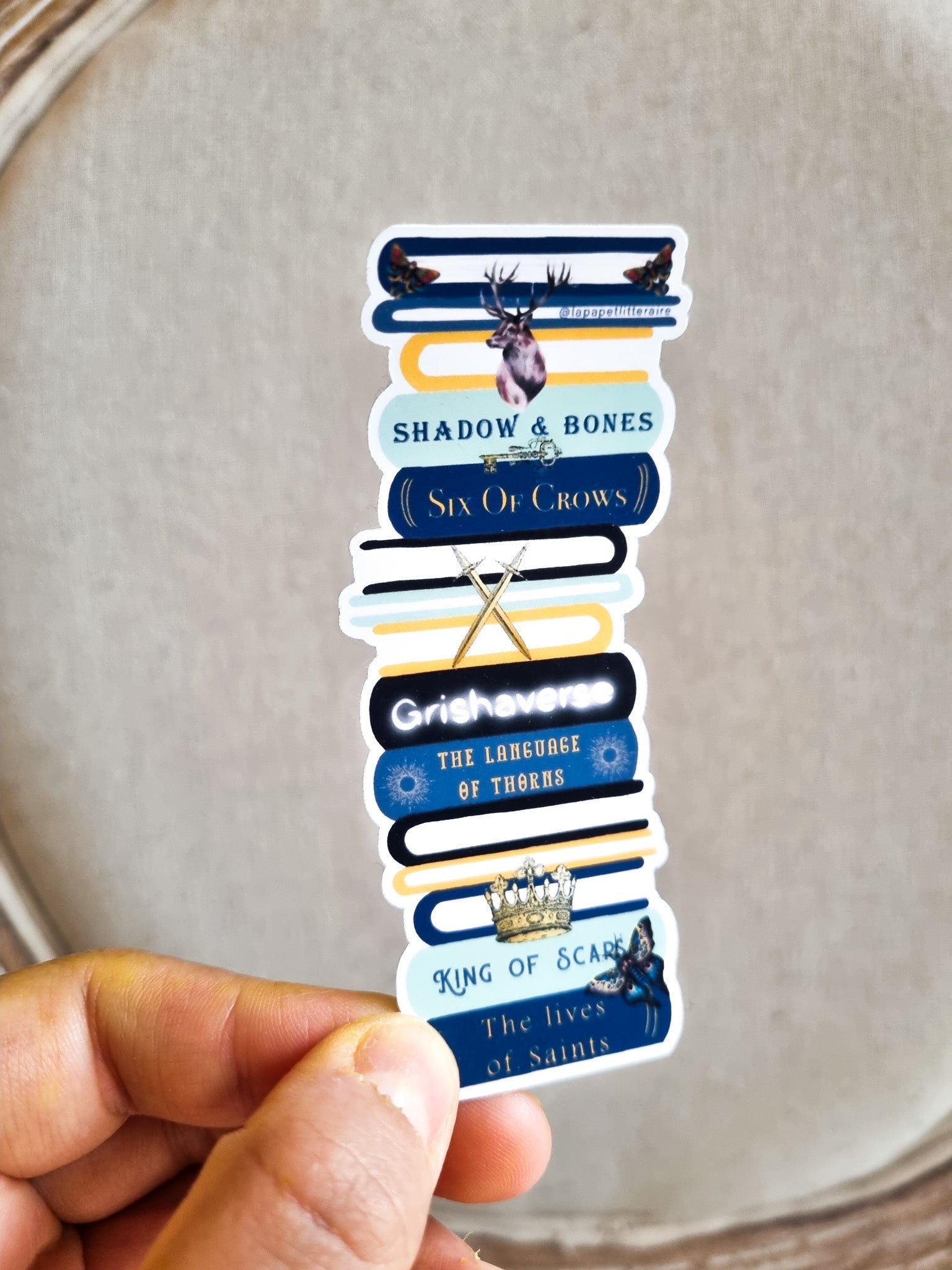 Stickers Piles de livres : Bridgerton, Anne de Green Gables, Outlander, Gilmore Girls, Friends - La Papet' Littéraire