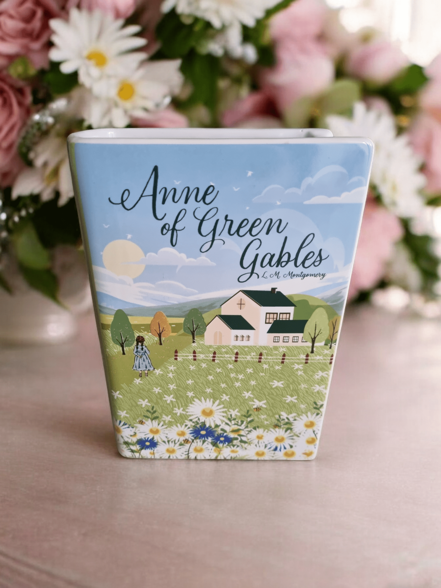 Vase littéraire Anne de Green Gables (grand format) - La Papet' Littéraire