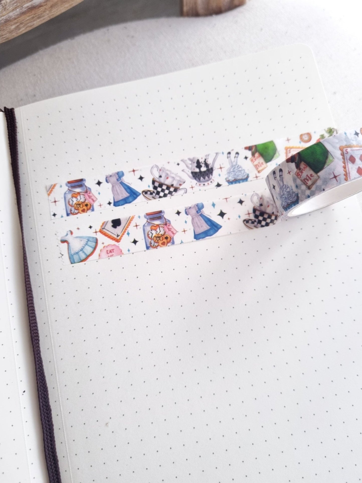 Washi tape - Alice au pays des merveilles - La Papet' Littéraire