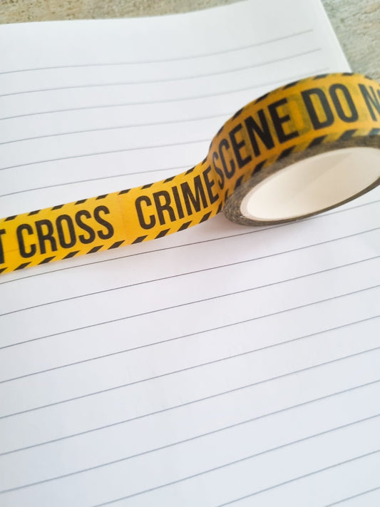 Washi tape - Crime scene - La Papet' Littéraire