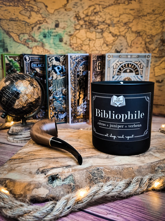 Bougie littéraire Bibliophile-312g/11oz