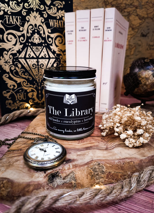 Bougie littéraire The Library 250g/9 oz