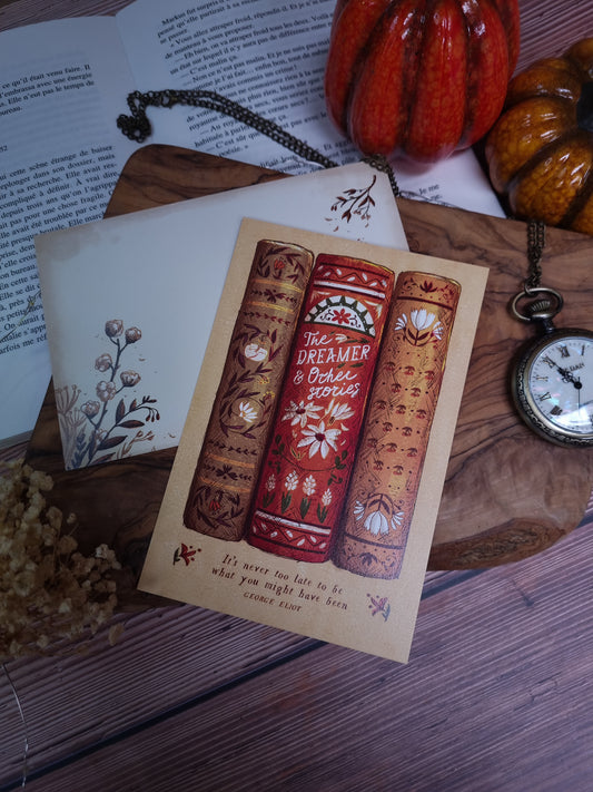 Carte illustrée Old Books - Daria Danilova