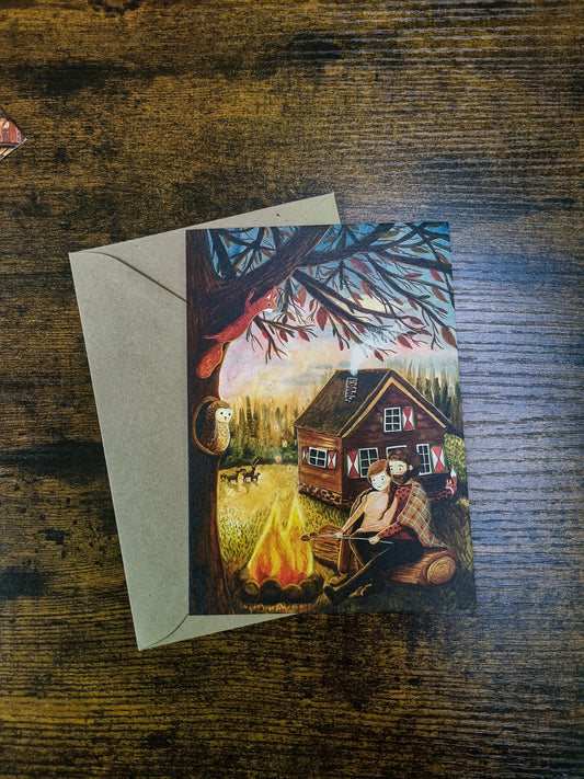 Carte illustrée-Bonfire night-Esther Bennink