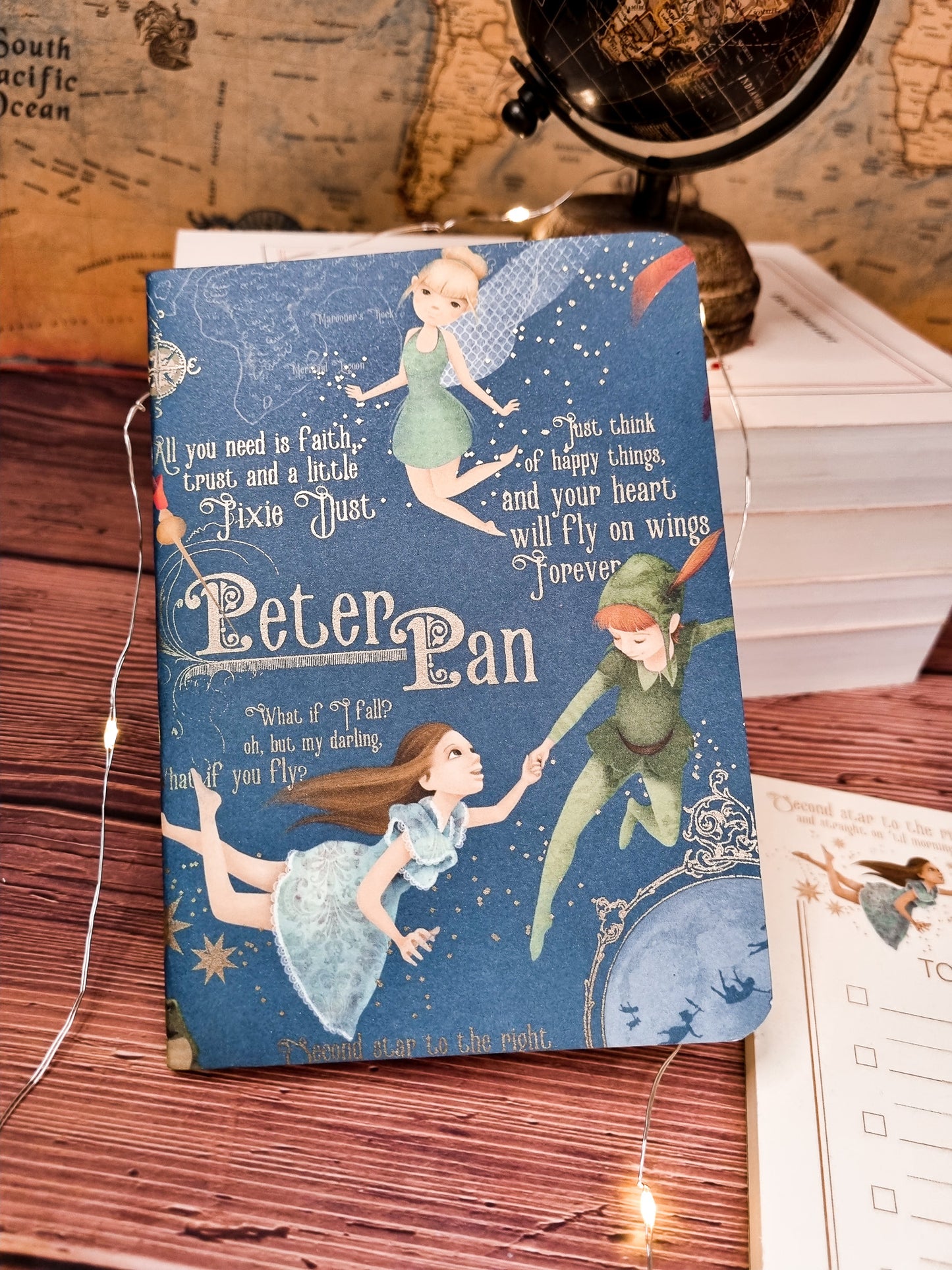 Set Peter Pan : Carnet A6 et Bloc To-Do List